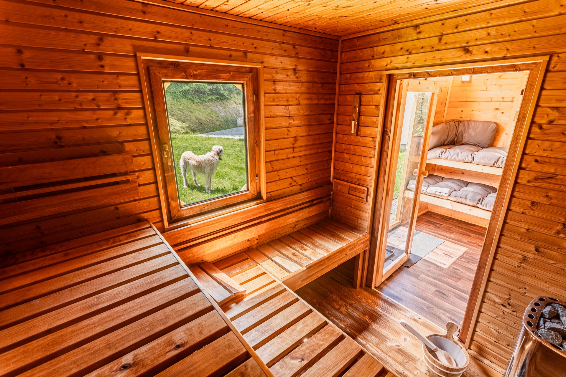 Růžová Chalupa – sauna